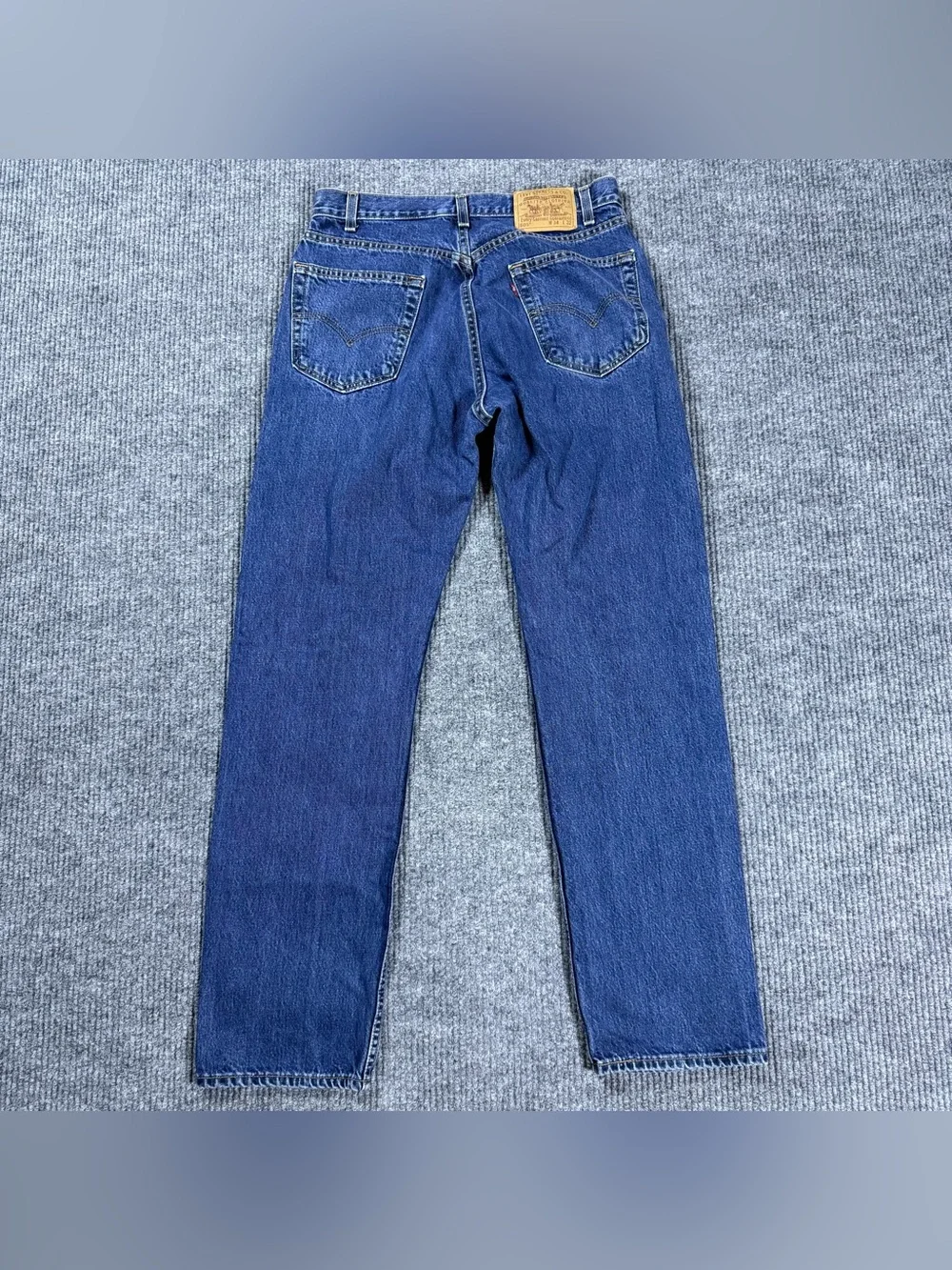 VTG 90s Levi's 505 Jeans Straight Mens 34x32 (32x32) Med Wash Blue Made in USA